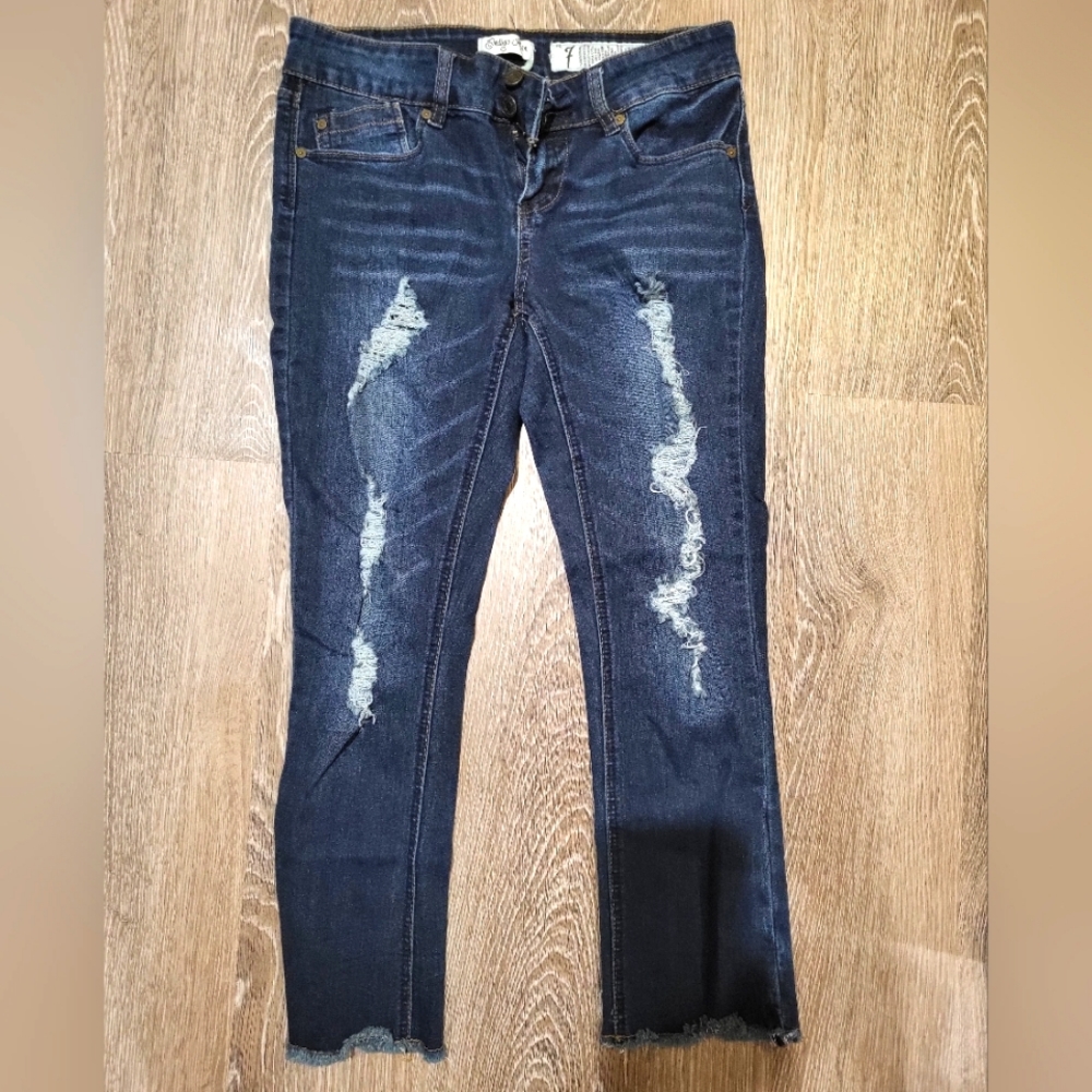 Indigo Rein Skinny Crop jeans
